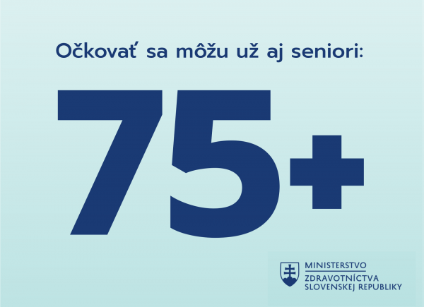 Očkovanie seniorov 75+