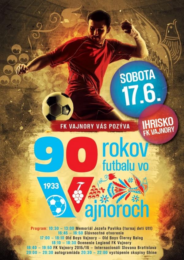 90. rokov futbalu vo Vajnoroch