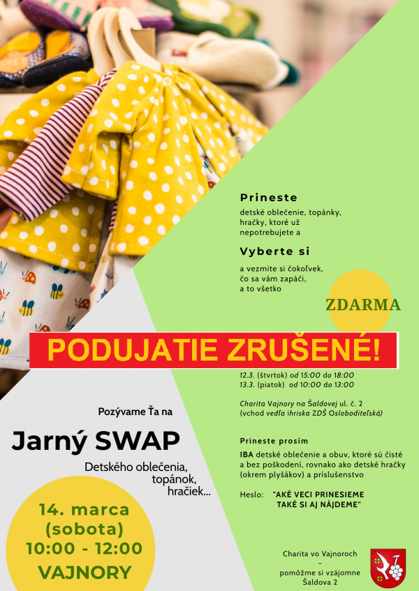 Jarný SWAP 14. marca 2020