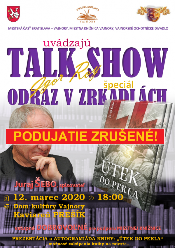  Talk show Igora Roya „Odraz v zrkadlách“ ŠPECIÁL 12. marca 2020