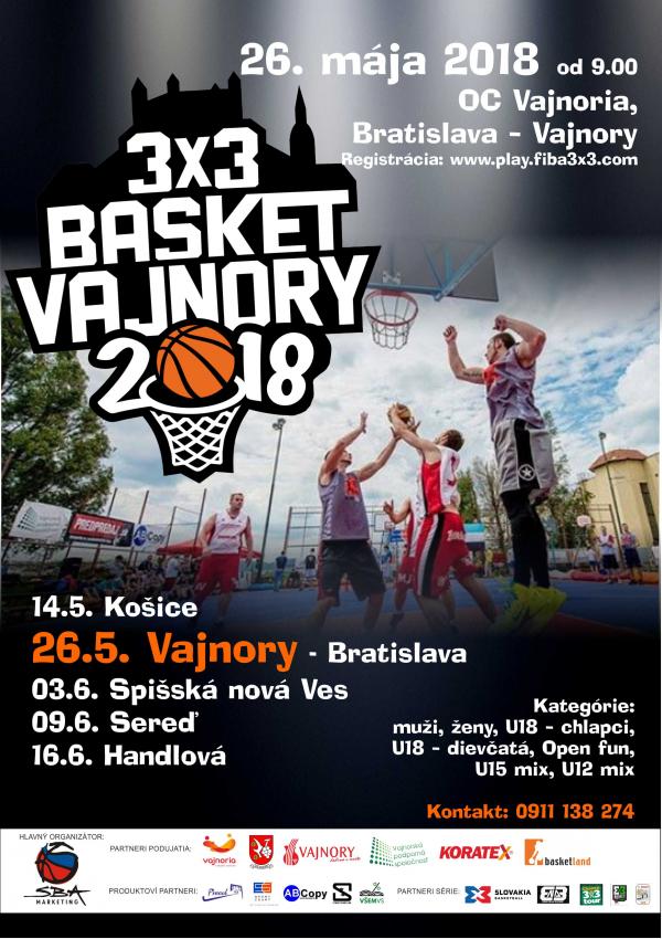 Streetball Vajnory 26. mája 2018